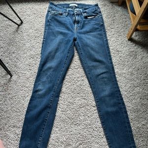 Classic Dark Blue Women's Skinny Jeans
